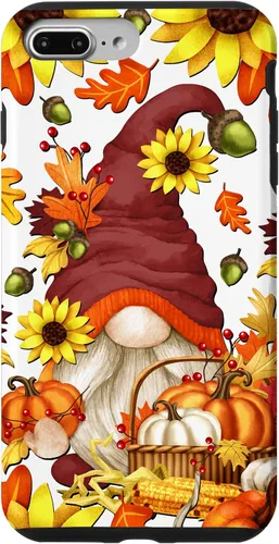 Vista 12 de Hello Fall Sunflower Gnome Pattern for Women Cute Autumn Case for iPhone 17