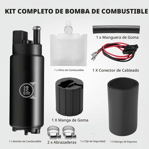 Vista 8 de EVIL ENERGY EFI 255LPH Bomba eléctrica de combustible en tanque de alto flujo 43PSI Kit