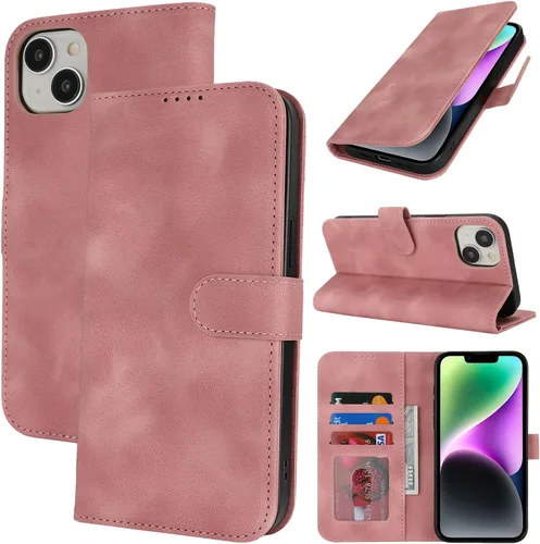 Vista 112 de Funda tipo cartera para iPhone 8 Plus iPhone 7 Plus con tarjetero para iPhone 8 Plus, funda tipo cartera para mujeres y hombres, de piel sintética