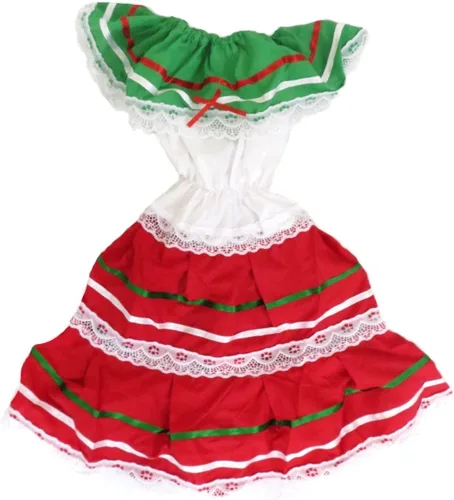 Vista 2 de Vestido México para niñas