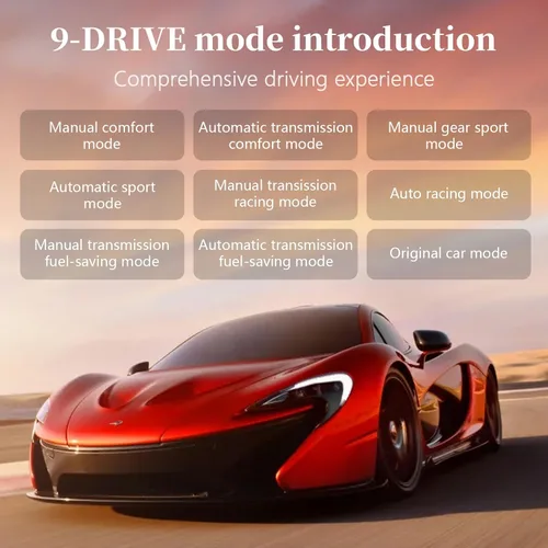Vista 5 de Liiiyuan Controlador de respuesta del acelerador, acelerador electrónico inteligente de carreras 9 unidades 9 modos universal para Dodge Maserati