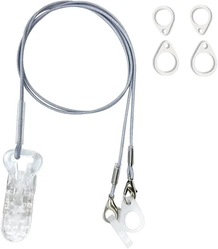 Vista 6 de BTE - Clips para audífonos OTO para adultos y niños con bucles de silicona de 0.276 in, 0.354 in y 0.433 in para audífonos BTE y cordón antipérdida