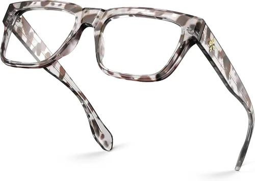 Vista 15 de VISOONE Fashion Square Frame Blue Light Blocking Glasses RANDI