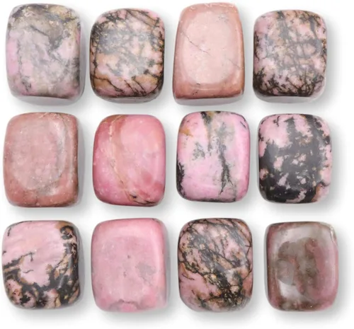 Vista 9 de NatureWonders - Obsidiana negra con 12 piedras curativas de color natural, acabado con cera de abejas, protección psíquica a tierra, liberación