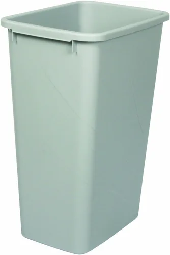 Vista 10 de Knape & Vogt QT27PB-PT - Cubo de basura de repuesto, 17.81 x 10.65 x 10.65 pulgadas Platino