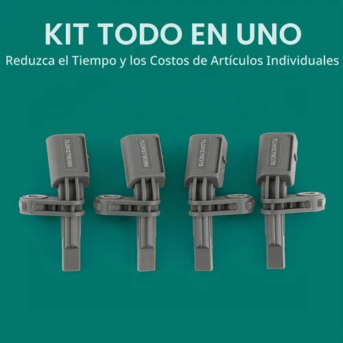 Vista 7 de AUTOKAY Kit de sensor de velocidad de rueda ABS 4X Compatible con Audi Q7 VW Touareg Porsche Cayenne 03-10