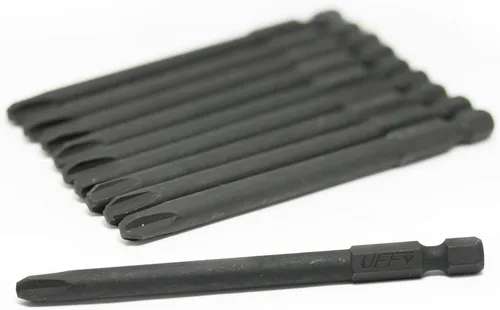 Vista 13 de UFFY - Insertar 1" pulgadas Phillips PH # 1 Power Impact Bit 10 pack 1/4 Hex