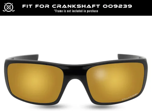 Vista 6 de SOLODAD Lentes de repuesto para gafas de sol Oakley Crankshaft OO9239 polarizadas - 3 pares