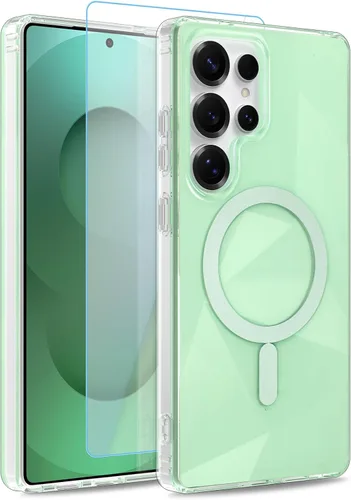 Vista 85 de Funda magnética para Google Pixel 10 Pro XL [compatible con Magsafe] [bonito diseño fluorescente de moda] a prueba de golpes, delgada, translúcida