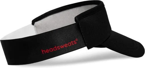 Vista 2 de Headsweats Visera solar unisex para adultos, ligera, rendimiento Negro