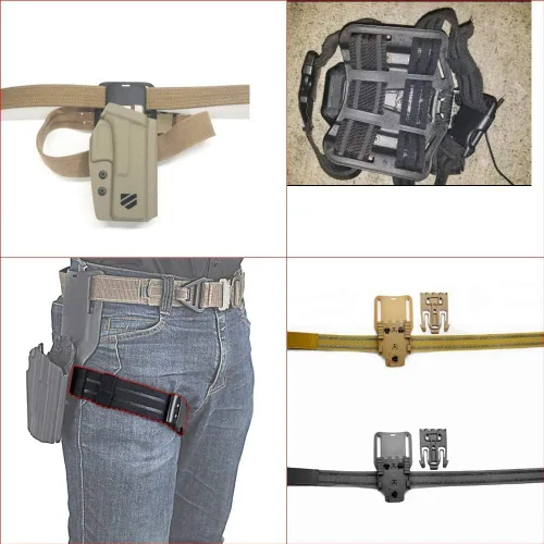 Vista 9 de Leg Holster Strap, Tactical Leg Strap Thigh Belt Military Outdoors EDC Leg Hanger Band for Drop Leg Holsters Hunting Cosplay