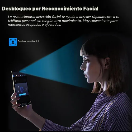 Vista 6 de Teléfonos C24 Ultra Desbloqueados,256GB+8GB Teléfono Celular,6800mAh Gris