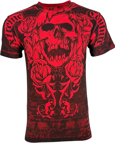 Vista 18 de Xtreme Couture by Affliction Camiseta para hombre, diseño gráfico Gris oscuro (leyenda)