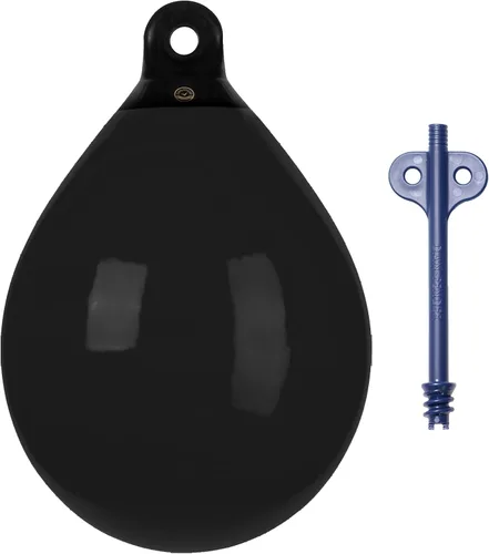 Vista 7 de Dan-Fender Guardabarros redondos de alta resistencia y boya marcadora – Parachoques de bola multiusos para barcos – Cuerda sólida que sostiene