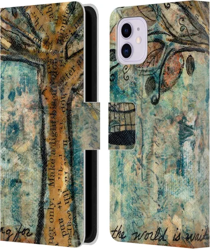 Vista 13 de Head Case Designs Officially Licensed Wyanne Half Light Nature 2 Leather Wallet Case Compatible with Apple iPhone 11