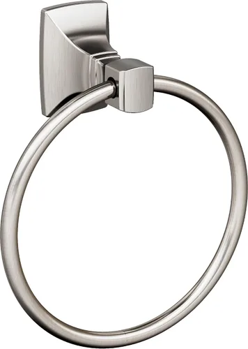 Vista 22 de Amerock BH36012 Highland Ridge 7-7/16" Anillo de toalla montado en la pared - Cromo Cromado