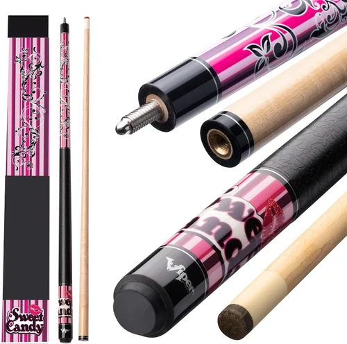 Vista 9 de Viper by GLD Products Underground 58" Pool Cue Stick, 9 Styles, 18-21 Ounce Sangre celta