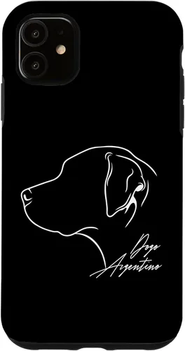 Vista 8 de Funny Proud Dogo Argentino Profile Dog Mom Dog Dog Case para iPhone 17
