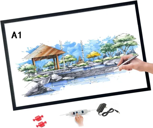 Vista 12 de lqiflvc Caja de luz de artista extra grande A0 Tracer LED Artcraft Tracing Pad usado 47in para producción de pintura de diamante a gran