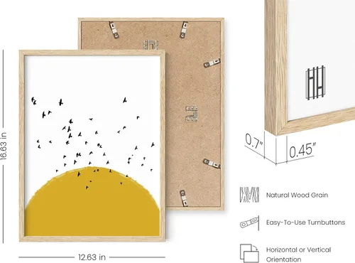 Vista 3 de HAUS AND HUES Póster artístico de sol, arte nórdico para pared, decoración de pared con sol amarillo, impresión de arte moderno de mediados