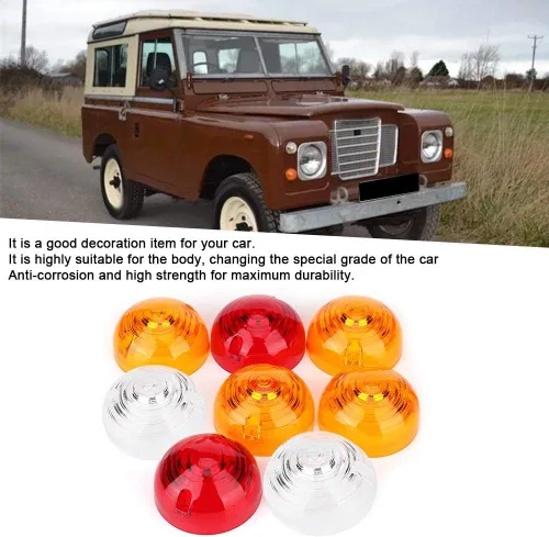Vista 3 de Kit de lente de luz indicadora para 3 Series Defender Side Tail Lamp Reemplazo Compatible con varios modelos de años