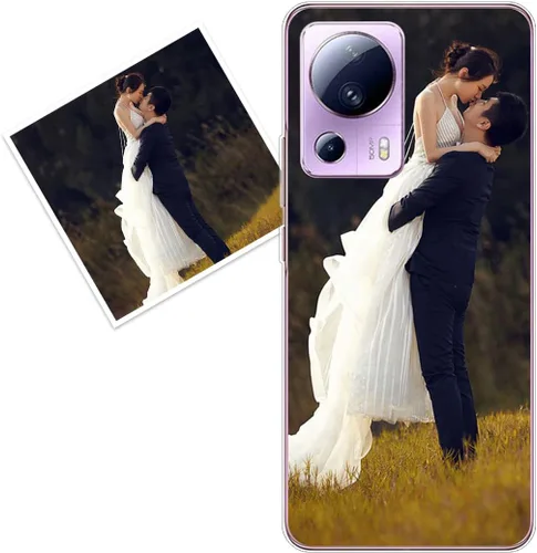 Vista 195 de Funda personalizada compatible con Oppo A1 Pro, fundas de teléfono personalizadas con imagen de foto, imagen de texto, cubierta transparente