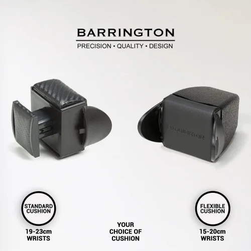 Vista 5 de BARRINGTON Automatic Single Watch Winder with Silent Japanese Motor Multi Rotation Turns Per Day Modes Standard Cushioning AC Adapter or Battery