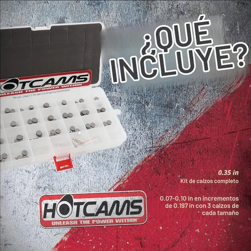 Vista 5 de HCSHIM00 Hot Cams Kit completo de cuña de 0.35 in para 2005-2015 Ktm 250