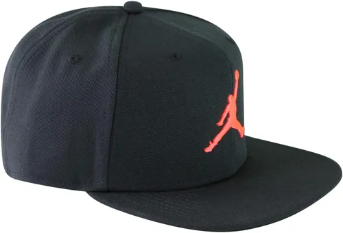 Vista 4 de Nike Jordan Pro Jumpman Snapback Sombrero para hombre Negro/Rojo gimnasio/Negro/Rojo gimnasio