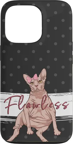 Vista 10 de Funny Sphynx Cat Flawless Naked Cat Fat Hairless Cat Case for iPhone 17
