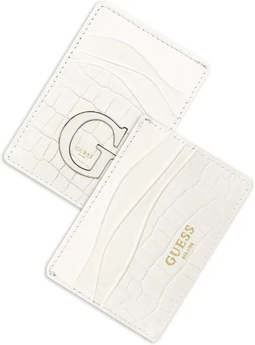 Vista 6 de GUESS Billetera RFID para hombre, hueso, talla única, Hueso