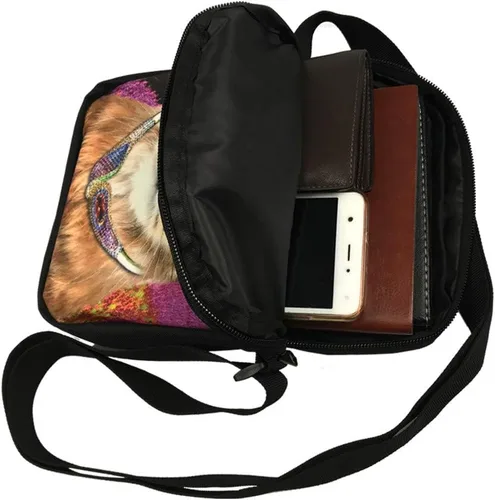 Vista 6 de WELLFLYHOM Bolso de mensajero de hombro pequeño cruzado personalizado para mujeres y niños bolsos de teléfono