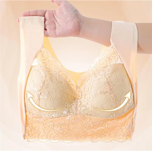 Vista 4 de Healthfit Turmalina Lymphatic Shaping and Powerful Lifting & Breast Enhancement Bra para mujer