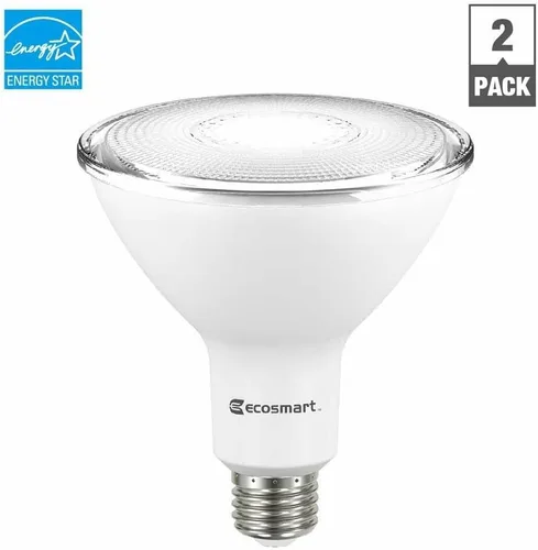 Vista 3 de EcoSmart Bombilla LED de inundación regulable PAR38 equivalente a 120 W (paquete de 2)