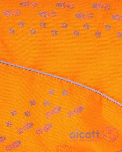 Vista 4 de Alcott Visibility - Chaleco para perro con ribete reflectante, talla S, naranja neón, APL ES SM DV NO Anaranjado Neón