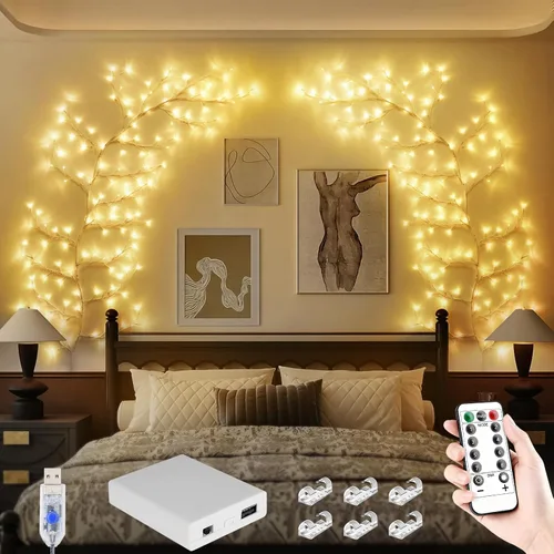 Vista 12 de 4FT 48LED USB Huevo de Pascua Rama Luces para decoración de pared, caja de 1 huevo de Pascua 48 LED