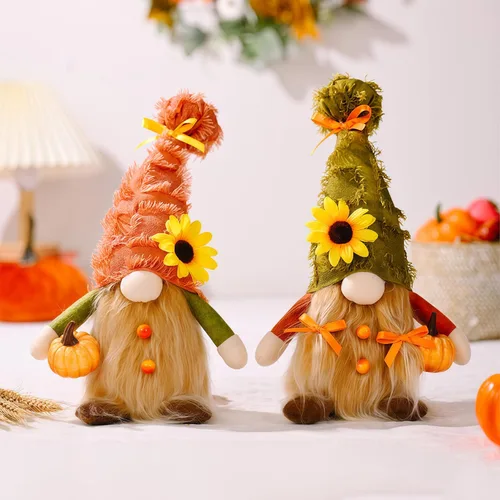 Vista 13 de 2 gnomos de Navidad de lentejuelas con luces, hechos a mano, 12 pulgadas, funciona con pilas, gnomo de Navidad preiluminado, para adornos de Navidad