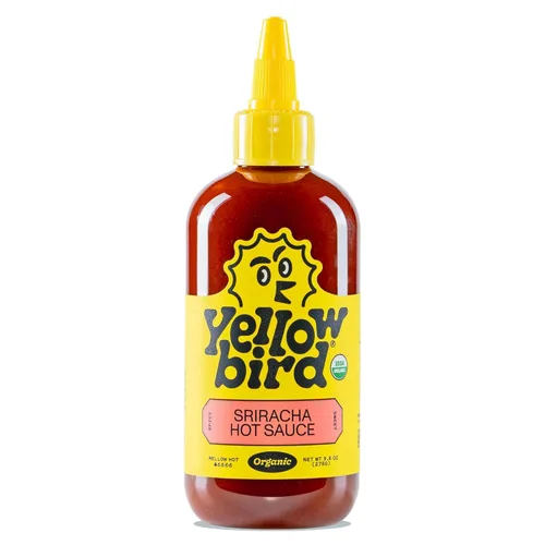 Vista 21 de Yellowbird® Salsa picante orgánica de habanero 9.8 oz. Tamaño para despensa