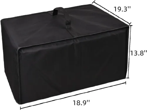 Vista 3 de Para Emeril Lagasse 26QT - Cubierta combinada de freidora de aire/tostadora extra grande, impermeable y resistente al polvo