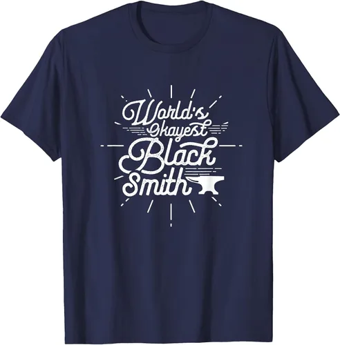 Vista 30 de Blacksmith Blacksmithing Forge Metalsmith Forging T-Shirt Asphalt Grey
