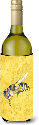 Vista 7 de Caroline's Treasures 8850CC Abeja en lata o botella dorada, funda lavable para bebidas, soporte aislado para bebidas, multicolor