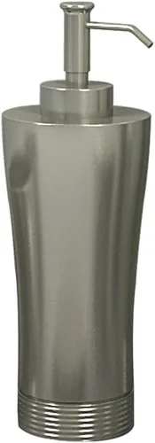 Vista 3 de nu steel SPM6H Special Collection - Bomba dispensadora de jabón líquido y loción para encimeras de baño o cocina, acabado cepillado de metal, peltre