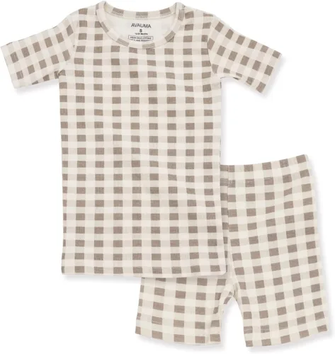 Vista 131 de AVAUMA Conjunto de pijama de algodón para bebés y niñas de 6 meses a 7 años