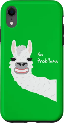 Vista 8 de iPhone 15 Funny Llama Alpaca No Prob Llama Regalo Hombres Mujeres Caso