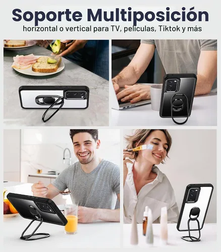 Vista 3 de Shields Up Funda para Samsung Galaxy S20 con soporte, soporte de 2 vías