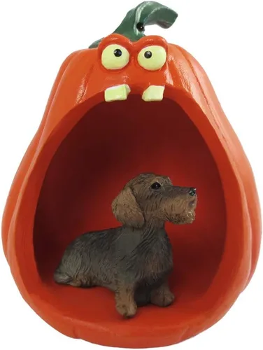 Vista 54 de Conversation Concepts Figura de Corgi galés de Halloween y calabaza Welsh Corgi Pembroke