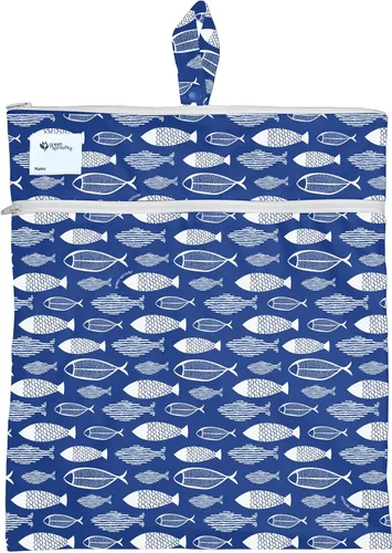Vista 4 de Green Sprouts Eco Wet & Dry Bolsa de pañales de natación - Royal - Talla única Real