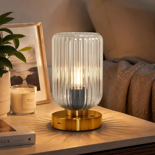 Vista 13 de LigthRound Touch Table Lamp for Bedroom, Cordless Bedside Small Table Lamp, Dimmable Rechargeable Battery Operated Lamp for Nightstand, Bedside