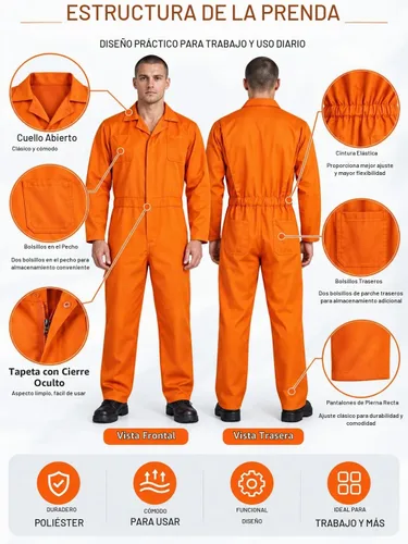 Vista 7 de HOMELEX Disfraz de prisión naranja para hombre, disfraz de recluso de Halloween, uniforme de cárcel para adultos