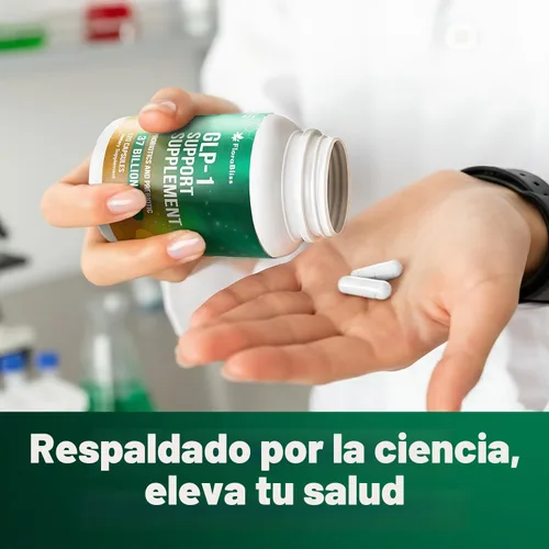 Vista 6 de FloraBliss Akkermansia, Bacillus, achicoria, berberina, vitamina D y B2